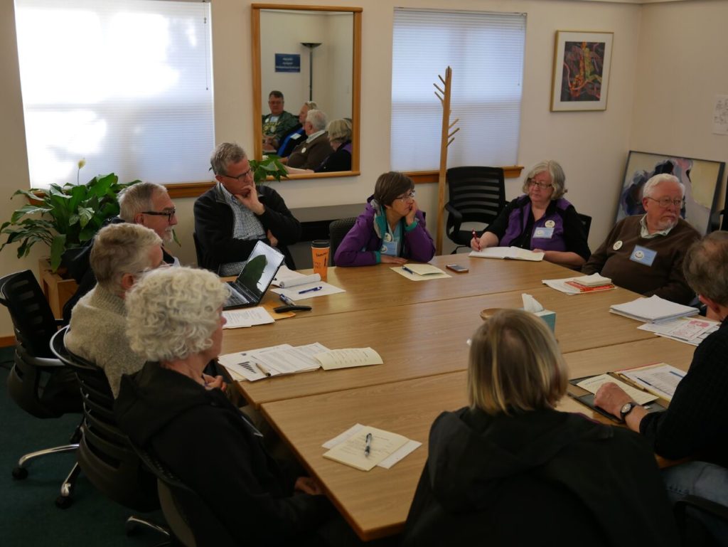 Participants in the Economic Justice Issues Session