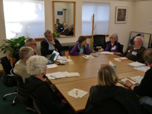 Participants in the Economic Justice Issues Session